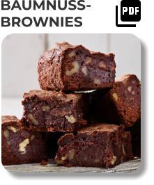Rezept für Baumnuss-Brownies, hergestellt aus Baumnuss Mehl
