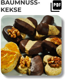 Rezept für Baumnuss Kekse, aus Baumnuss Mehl