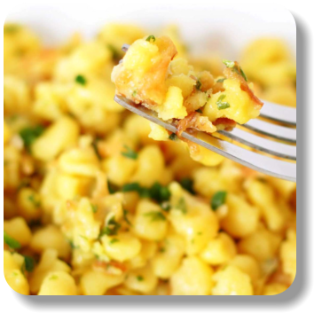 Rezept für Nussribeli, hergestellt aus Baumnussmehl
